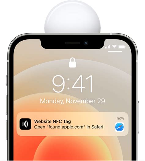 nfc tag apple notification|where is nfc on iphone.